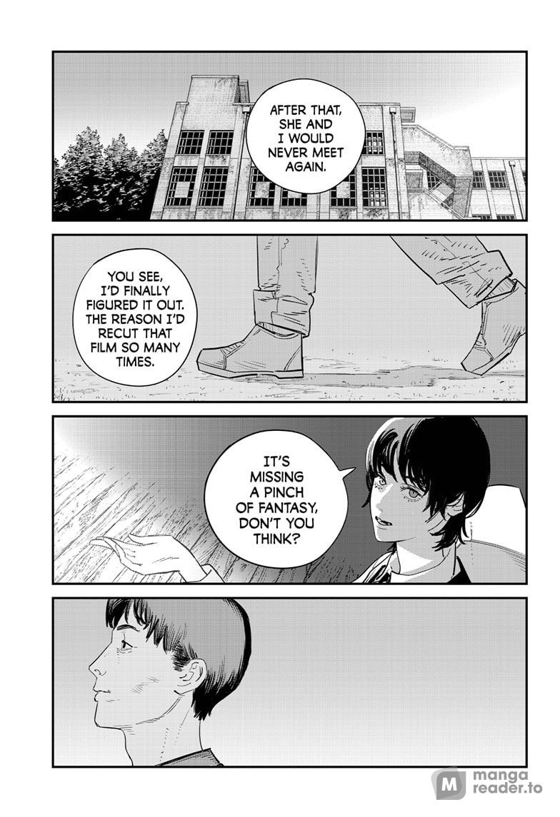 Eri tells Yuta that the film is missing a pinch of fantasy, in the last scene before they part